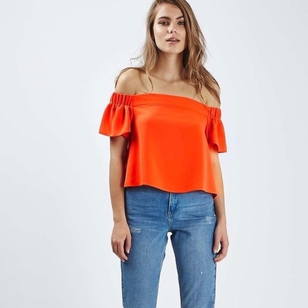 Lovely OrangeTopShop Off-Shoulder Sz:S